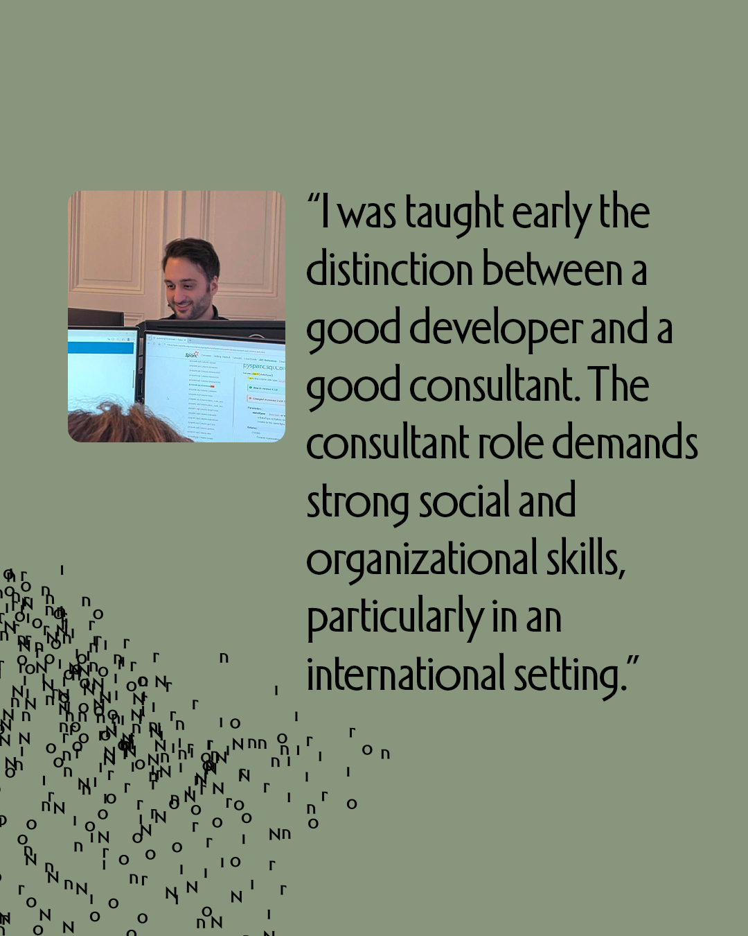Daniel Atighechi is a solution architect who believes in goals
