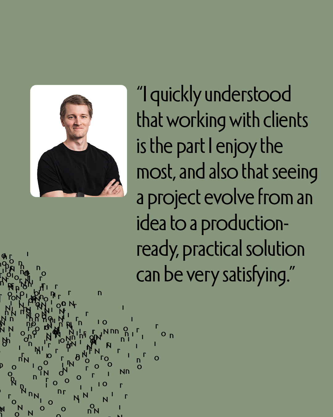 Johannes Mäkinen thrives on the cutting-edge of applied AI