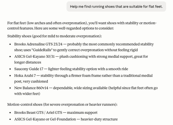 Search in natural language